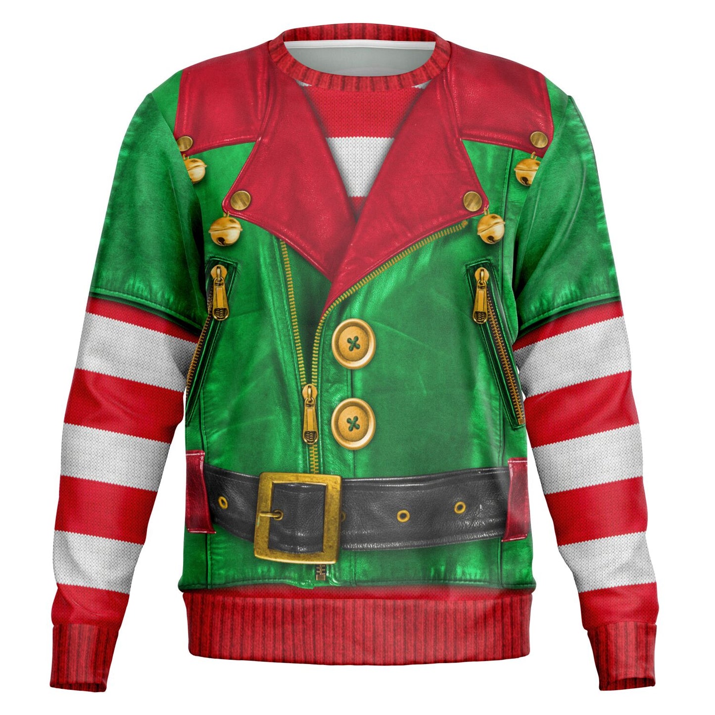 “Sons of Santa” Biker Elf Ugly Christmas Sweater