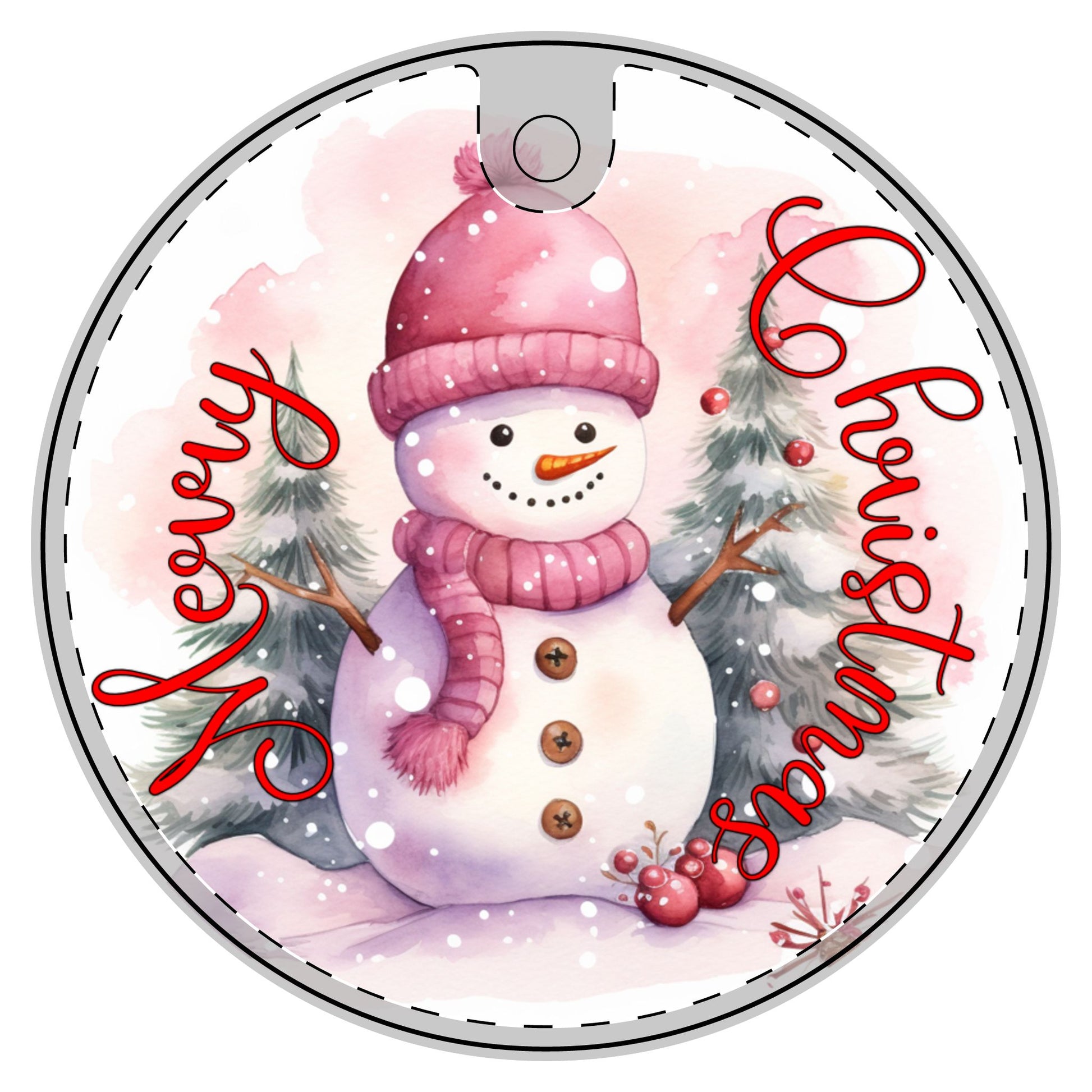 Ceramic Decoration Ornament, Snowman