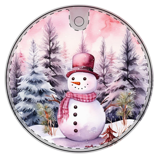 Ceramic Christmas Decoration Ornament, Snowman 3