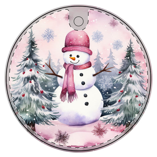 Ceramic Christmas Decoration Ornament, Snowman 6