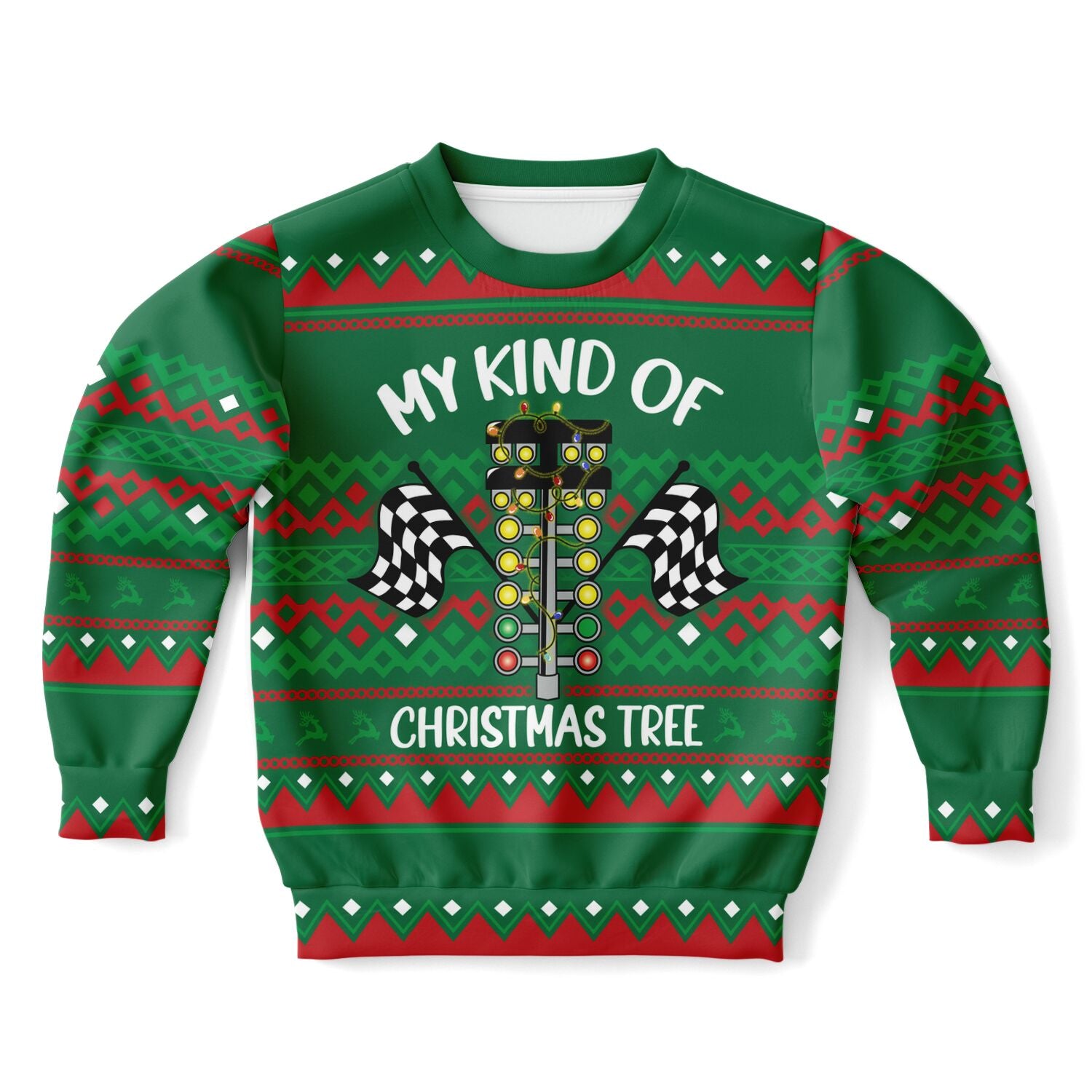 "My Kind of Christmas Tree” Racing Christmas Sweater