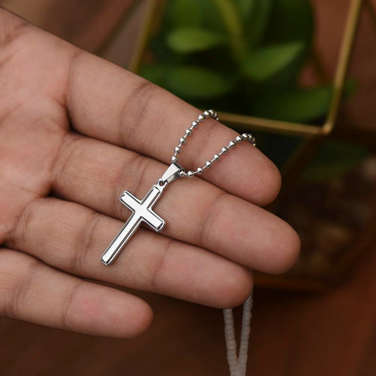 To Nanna - Guiding Star - Stainless Cross Necklace