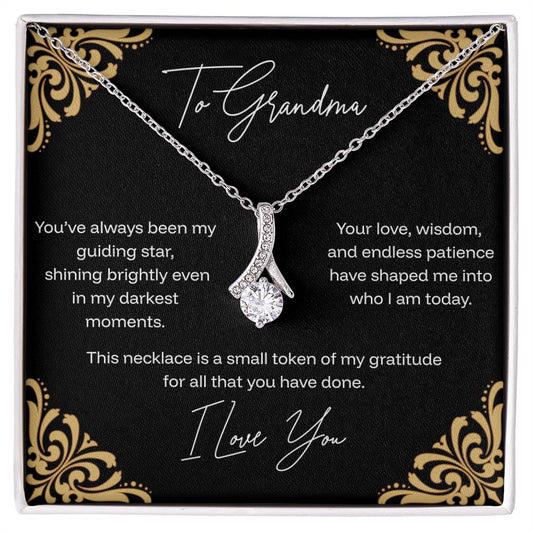 To Grandma - Guiding Star - Alluring Beauty Necklace