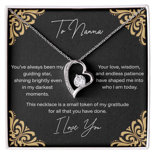 To Nanna - Guiding Star - Forever Love Necklace