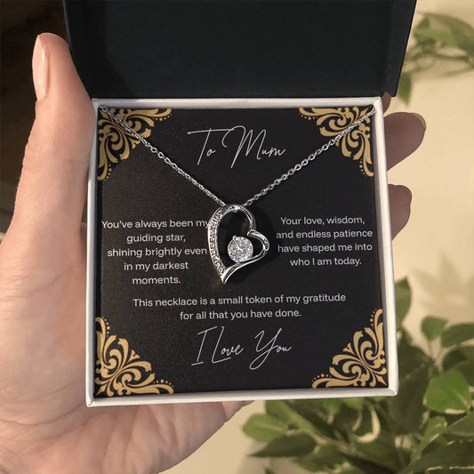 To Mum - Guiding Star - Forever Love Necklace