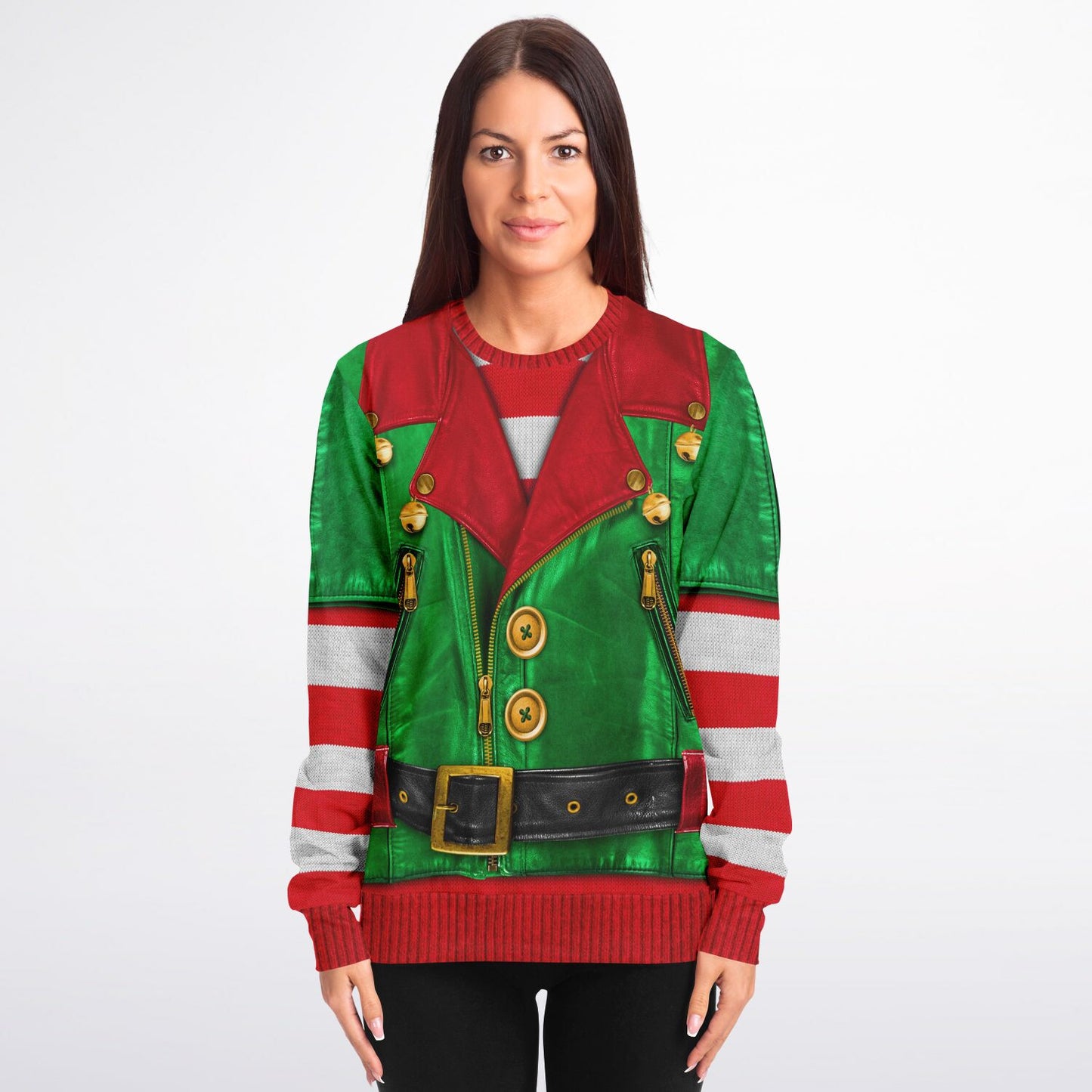 “Sons of Santa” Biker Elf Ugly Christmas Sweater