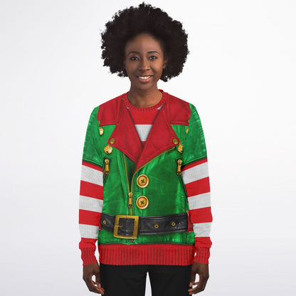 “Sons of Santa” Biker Elf Ugly Christmas Sweater