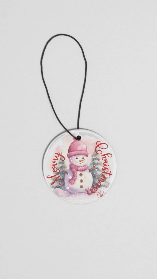 Ceramic Decoration Ornament, Snowman