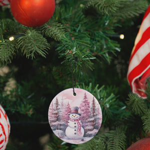 Ceramic Christmas Decoration Ornament, Snowman 4