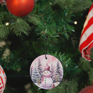 Ceramic Christmas Decoration Ornament, Snowman 3